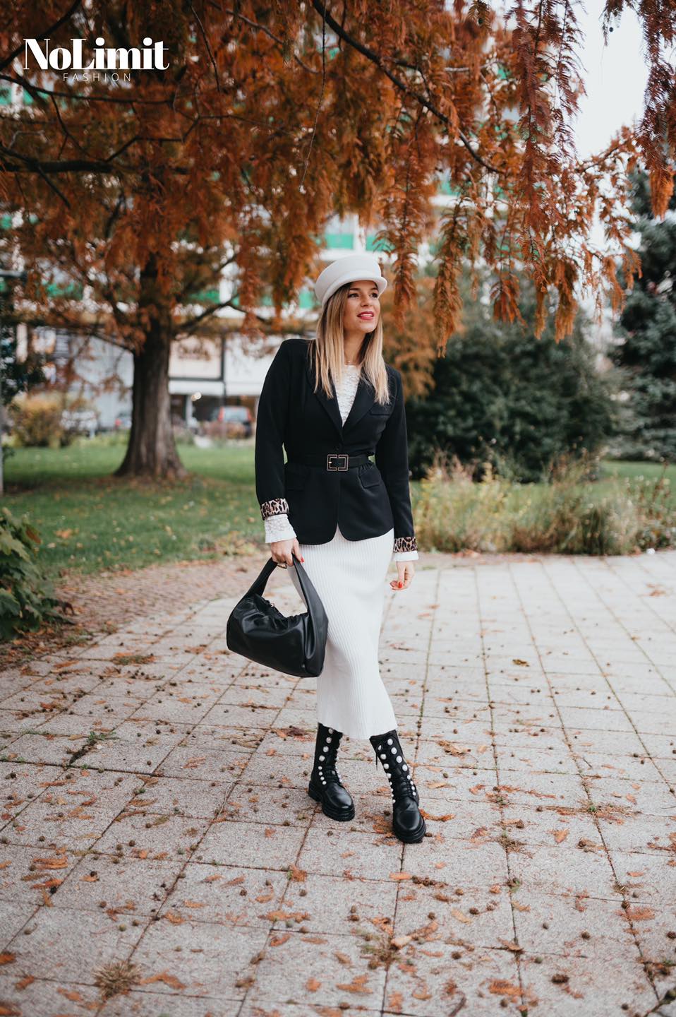 Kötött szoknya és csipke felső egy kis állatmintával fűszerezve - isteni őszi ‘recept’!